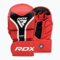 Rękawice grapplingowe RDX Grappling Shooter Aura Plus T-17 red