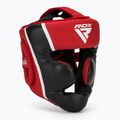 Kask bokserski RDX Head Guard Aura Plus T-17 red