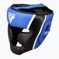 Kask bokserski RDX Head Guard Aura Plus T-17 blue 4