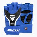 Rękawice grapplingowe RDX Grappling Aura Plus T-17 blue