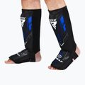 Ochraniacze piszczeli i stóp RDX IMMAF Approved Neoprene Shin Instep blue 6