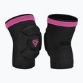 Ochraniacze na kolana RDX K5 Hosiery Knee Foam black/pink 2