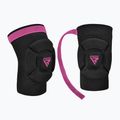 Ochraniacze na kolana RDX K5 Hosiery Knee Foam black/pink 3