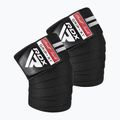 Ochraniacze na kolana RDX KR11 Gym Knee Wrap black/white