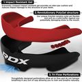 Ochraniacz szczęki RDX Mouth Guard red/black 3