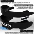 Ochraniacz na szczękę dla dzieci RDX Mouth Junior black 2