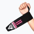 Usztywniacze nadgarstków RDX WR11 Gym Wirst Wrap black/pink 4