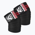 Ochraniacze na kolana RDX KR11 Gym Knee Wrap black/red