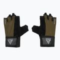 Rękawiczki treningowe RDX W1H Gym Workout army green 2