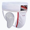 Ochraniacz krocza męski RDX H1 Groin Guard support with Gel Cup white 2