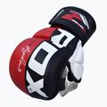 Rękawice grapplingowe RDX Grappling Glove REX T6 Plus red 2