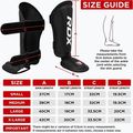Ochraniacze piszczeli i stóp RDX T1 Shin Instep Guards blue/white 8