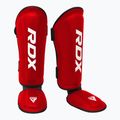 Ochraniacze piszczeli i stóp RDX T1 Shin Instep Guards red/white