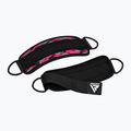Paski z hakami na kostkę RDX A4 Ankle Straps For Gym Cable Machine pink 4