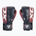 Rękawice bokserskie RDX REX F4 maroon/blue