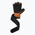 Rękawiczki treningowe RDX L4 Open Finger Micro Plus Gym tan/black 4