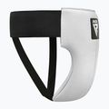 Ochraniacz krocza męski RDX R1 Martial Arts Groin Guard white/black 3