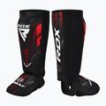 Ochraniacze piszczeli i stóp RDX IMMAF Approved Neoprene Shin Instep red 3