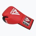 Rękawice bokserskie RDX Pro Fight Apex Competition Lace Up Boxing red 2