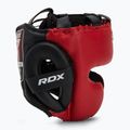 Kask bokserski RDX APEX Boxing Head Gear With Cheek Protector red 2