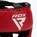 Kask bokserski RDX APEX Boxing Head Gear With Cheek Protector red 4