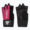 Rękawiczki treningowe RDX Gym Workout W1 pink