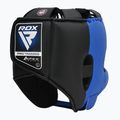 Kask bokserski RDX Apex Boxing Head Gear With Nose Protection Bar blue 3