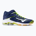 Buty do siatkówki męskie Mizuno Wave Lightning Z3 Mid niebieskie V1GA170571 2