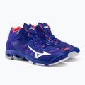 Buty do siatkówki męskie Mizuno Wave Lightning Z5 Mid niebieskie V1GA190500 5