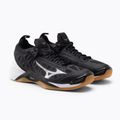 Buty do siatkówki męskie Mizuno Wave Momentum czarne V1GA191204 5