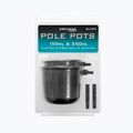 Kubki Drennan zanętowe Pole Pots 2 szt. czarne TOPP001