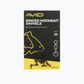 Krętliki karpiowe Avid Carp Terminal Ringed Hookbait Swivels black 2