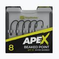 Haki RidgeMonkey Ape-X Beaked Point Barbed szare RMT288 2