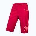 Spodenki rowerowe damskie Endura Singletrack Lite Short Sht W berry