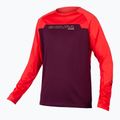 Longsleeve rowerowy męski Endura MT500 Burner aubergine 7