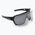 Okulary przeciwsłoneczne Endura Singletrack black/platinum revo smoke/clear silver flash mirror