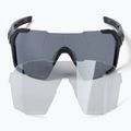 Okulary przeciwsłoneczne Endura Singletrack Frameless black/platinum revo smoke/clear silver flash 5