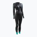 Pianka triathlonowa damska ZONE3 Advance 4 mm black/turquoise/gunmetal