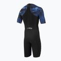 Strój startowy triathlonowy damski ZONE3 Swimskin black/blue 2
