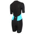 Kombinezon triathlonowy damski ZONE3 Activate SS Full Zip Trisuit black/turquoise 2