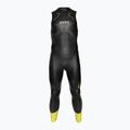 Pianka triathlonowa męska ZONE3 Sleeveless Vision 3 mm black/lime/gun metal 2