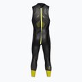 Pianka triathlonowa męska ZONE3 Sleeveless Vision 3 mm black/lime/gun metal 3