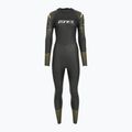 Pianka triathlonowa damska Zone3 Thermal Aspect Breaststroke 2,5 mm black/orange/yellow 2