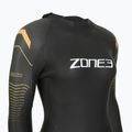 Pianka triathlonowa damska Zone3 Thermal Aspect Breaststroke 2,5 mm black/orange/yellow 4