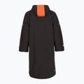 Płaszcz ZONE3 Oversized Polar Fleece Robe Parka black/orange 2