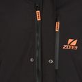 Płaszcz ZONE3 Oversized Polar Fleece Robe Parka black/orange 5