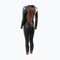 Pianka triathlonowa damska ZONE3 Thermal Agile 3 mm black/gold 2