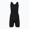 Strój pływacki jednoczęściowy damski ZONE3 OWS Renew Short Leg Knee Skin black