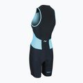 Kombinezon triathlonowy damski ZONE3 Activate Trisuit black/turquoise 3