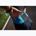 Kombinezon triathlonowy damski ZONE3 Activate Trisuit black/turquoise 9